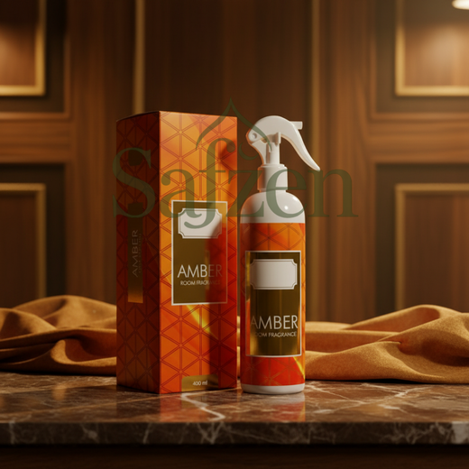 Safzen | Oda Spreyi 400 Ml Amber – Sıcak & Derin Ev Kokusu