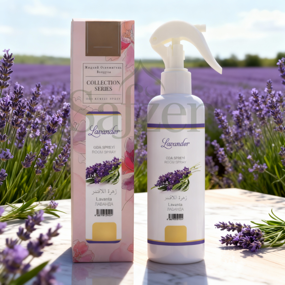 Safzen | Oda Spreyi 400 Ml Lavanta | Rahatlatıcı ve Dengeli Atmosfer