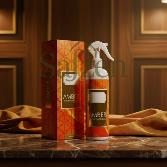 Safzen | Oda Spreyi 400 Ml Amber – Sıcak & Derin Ev Kokusu