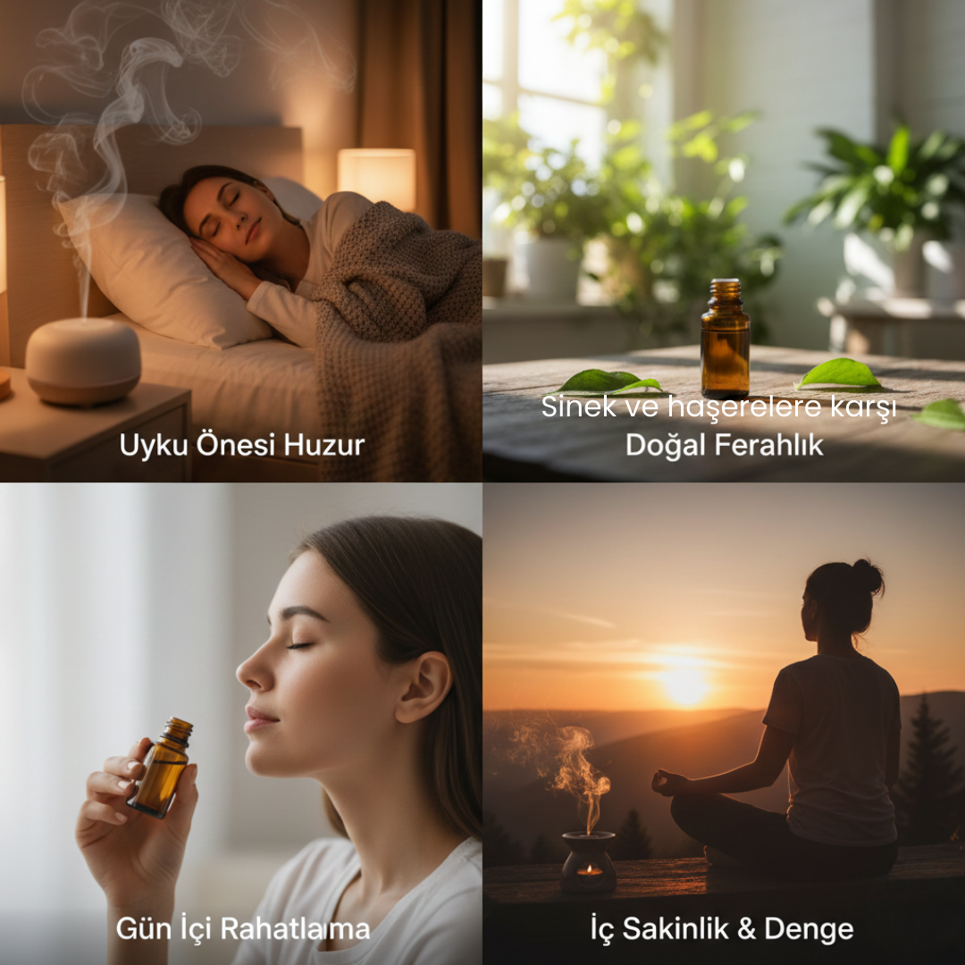 Safzen- 5'li Set - Esansiyel - Aromatik Uçucu Yağ 10ml