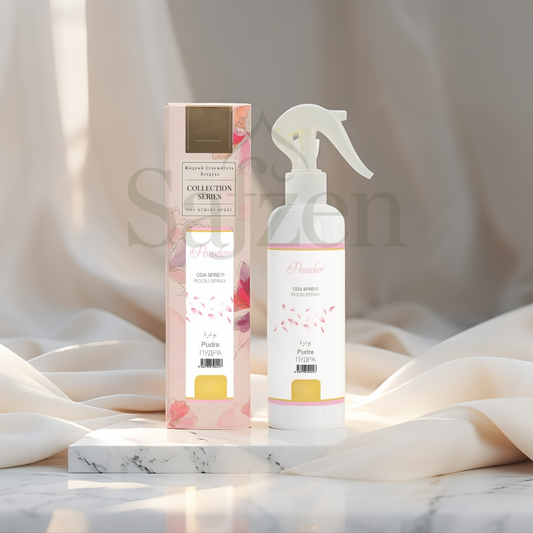 Safzen | Oda Spreyi 400 Ml Pudra – Yumuşak & Ferah Ev Kokusu