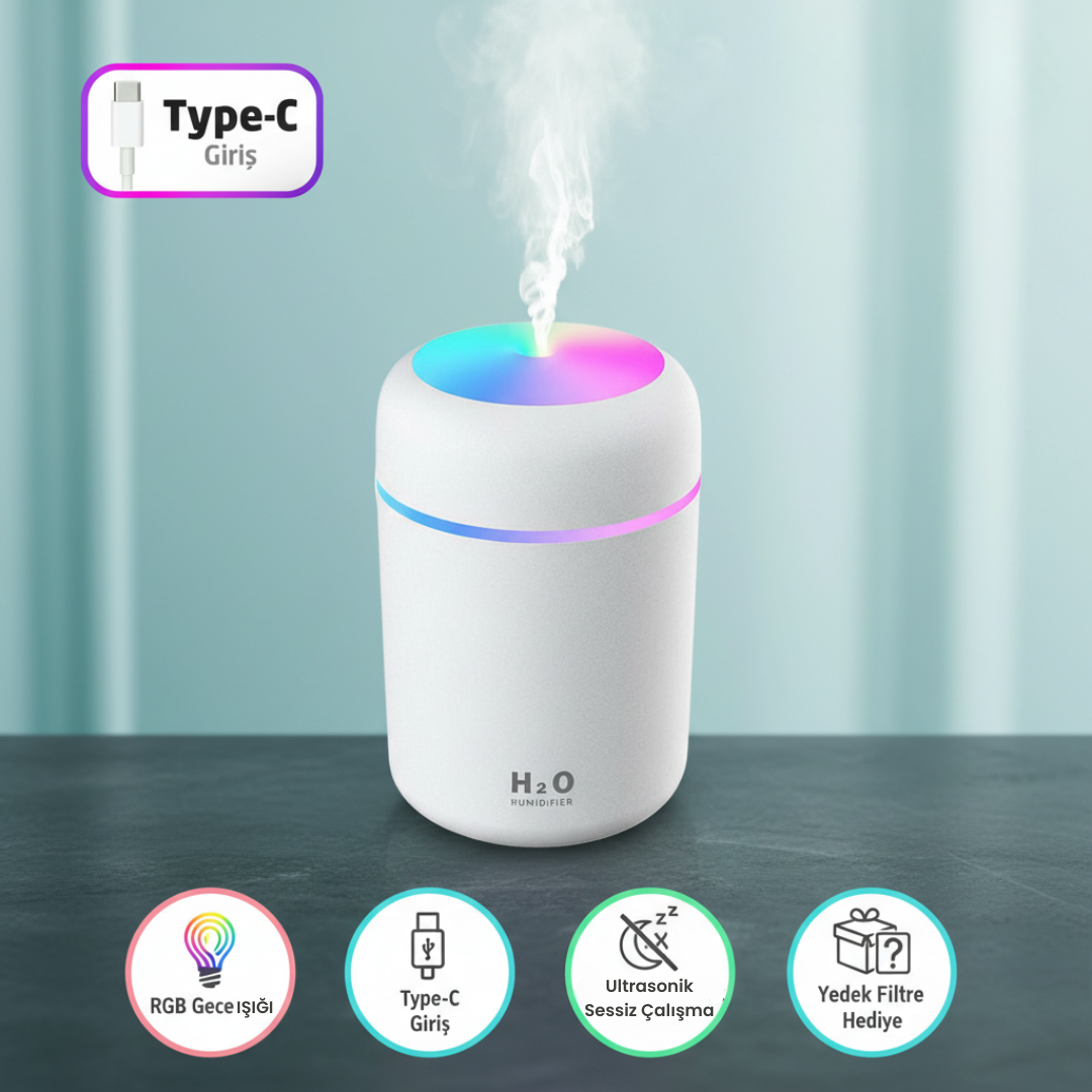 Safzen | Ultrasonik Aromaterapi Difüzörü & Manevi Koku Seti