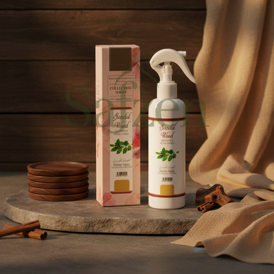 Safzen | Oda Spreyi 400 Ml Sandal Ağacı | Doğal ve Sofistike Atmosfer