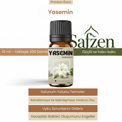 Safzen- Yasemin - Esansiyel - Aromatik Uçucu Yağ 10ml